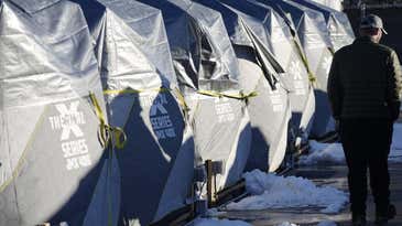 Ice-fishing Tents Shelter Colorado’s Homeless