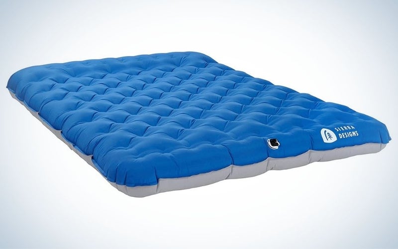 Sierra Designs Two-Person Airbed is the best air mattress for camping.