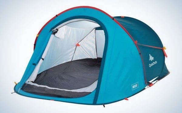 Decathlonâs Quechua 2 Second XL Waterproof Camping Tent is the best pop up tent.