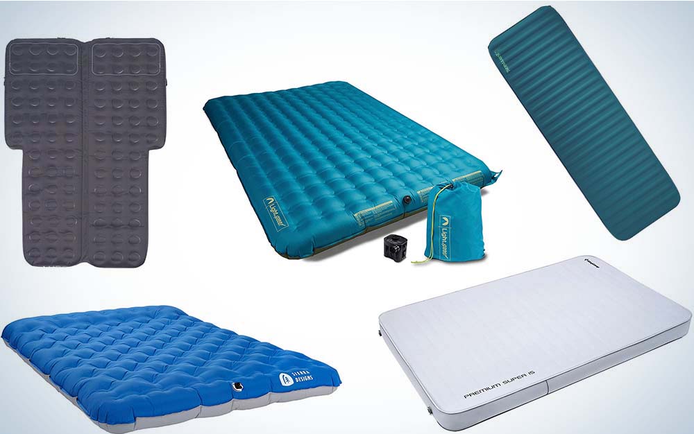 Best Air mattresses for camping, collage