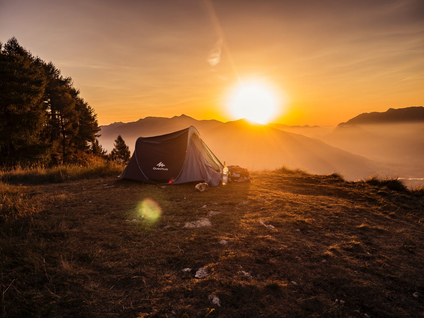 A Quecha pop-up tent at sunset, Best Family Camping Tents 2022