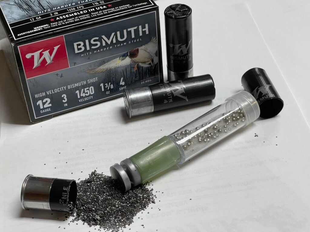 photo of new bismuth shotgun ammo