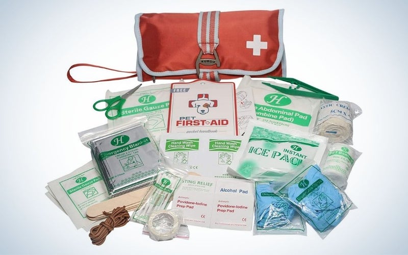 Kurgo Pet First Aid Kit is the best for dogs.