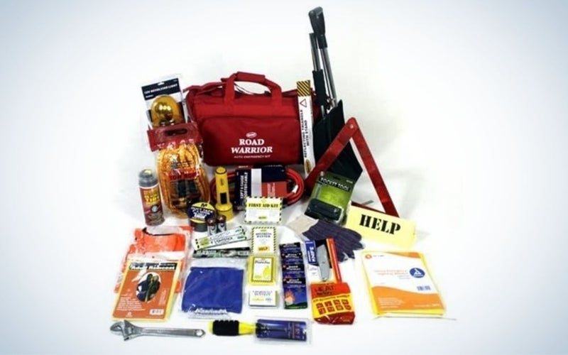 Road Warrior Standard Car Emergency Kit is the best first aid kit for car.
