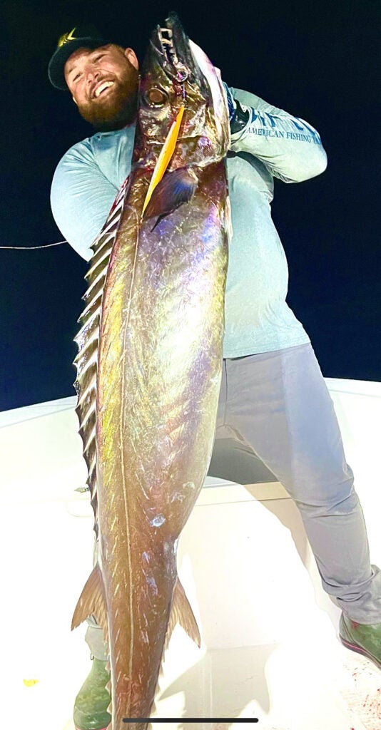 Angler Catches 31-Pound Pending World Record Black Snoek in the Maldives