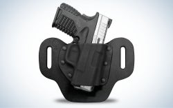 Crossbreed Holsters’ DropSlide is the best OWB.