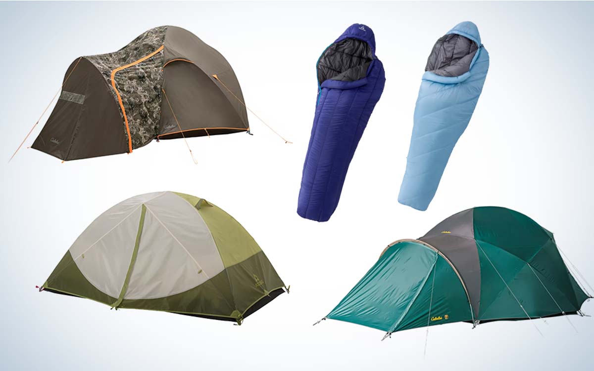 Cabela's Best Camping Deals collage