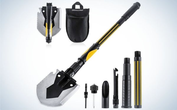 OKOOLCAMP Survival Camping Shovel is the best overall.