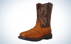 Ariat Sierra Wide Square To Steel Work Boots are the most comfortable.