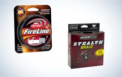 Berkley Fireline and Spiderwire Stealth braided lines, best deals Bass Pro