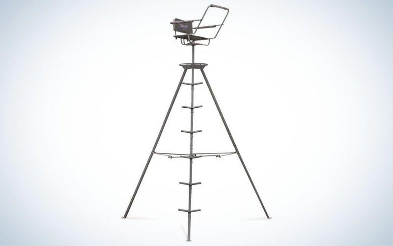 Guide Gear 12' Tripod Deer Stand is the best for the money.