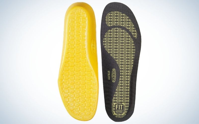KEEN Utility Men's K-20 Insole with Extra Cushion are the best insoles for flat feet.