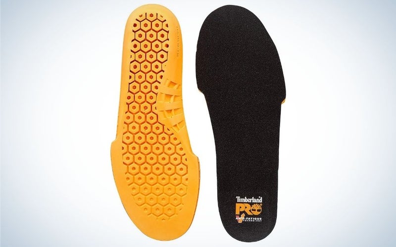 Timberland PRO Anti-Fatigue Insole are the best for comfort.