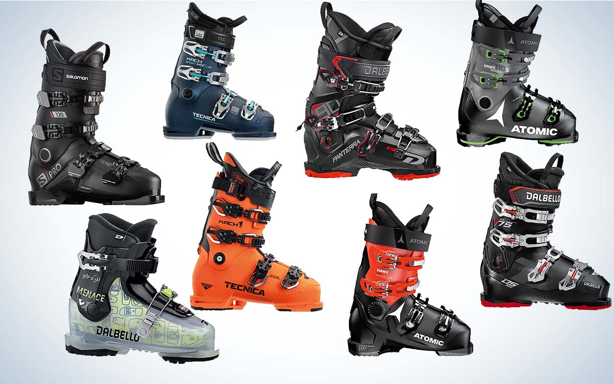Best Ski Boots, collage