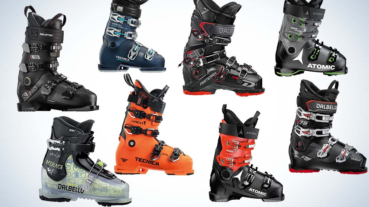 Best Ski Boots, collage