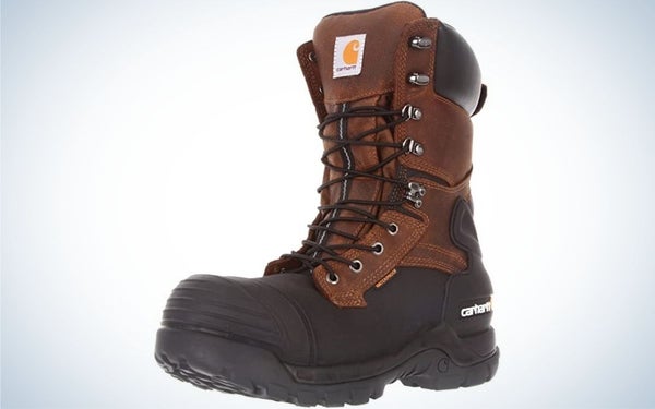 Carhartt boots are the best winter work boots.