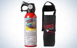 Counter Assault Bear Spray is the best range.