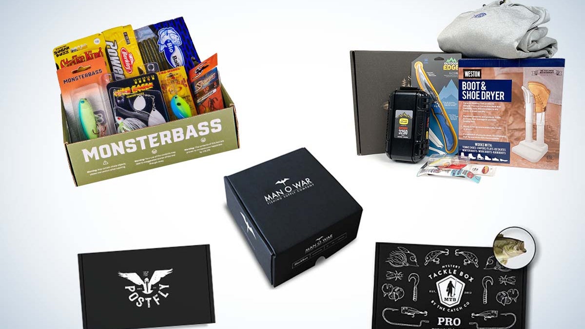 Best Fishing Subscription Boxes, collage