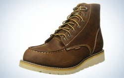 Carhartt Men's 6” Waterproof Wedge Boot are the best overall work boots for concrete.