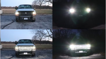 headlights rig designed to reduce car crashes with deer