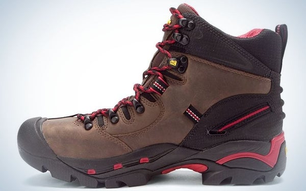 KEEN Utility Pittsburgh Work Boot are the best work boots for sore feet.