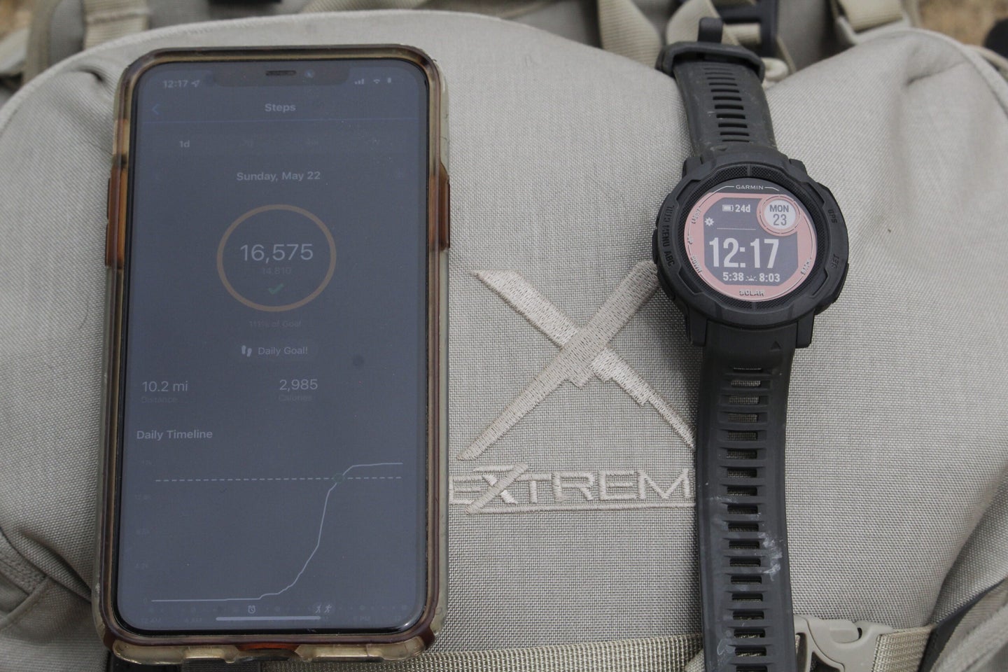 The Garmin Instinct 2 Solar adventure smartwatch