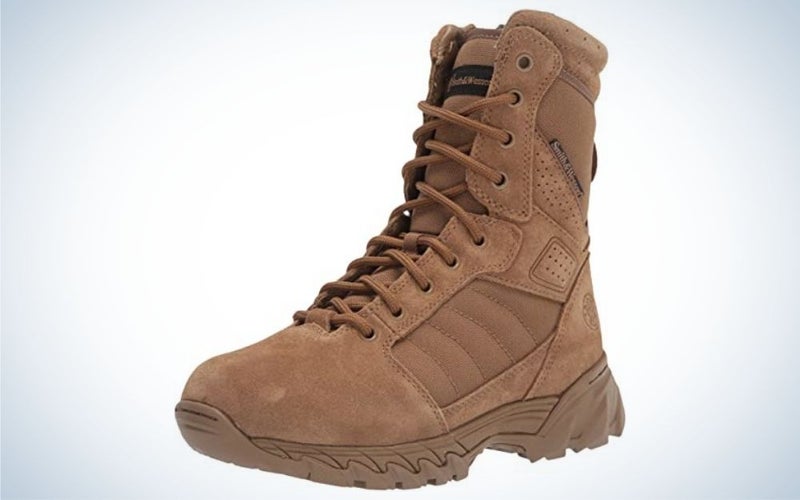 Smith & Wesson Men's Breach Tactical Boot are the best boots for rucking.