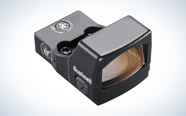 Bushnell RXS250 Reflex Sight on gray and white background