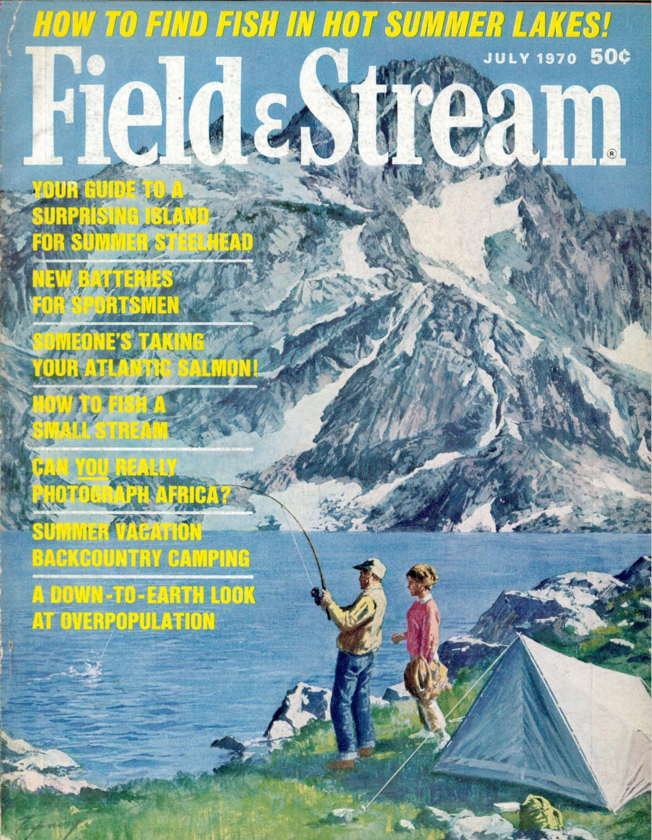 July 1970 cover of field & Stream