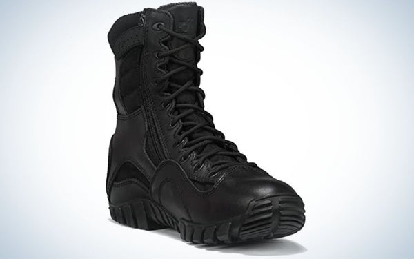 Tactical Research Khyber TR960Z WP 8â Tactical Boot are the best waterproof tactical boots.