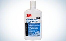 3M 1-Step Cleaner and Wax is the best boat cleaner wax.