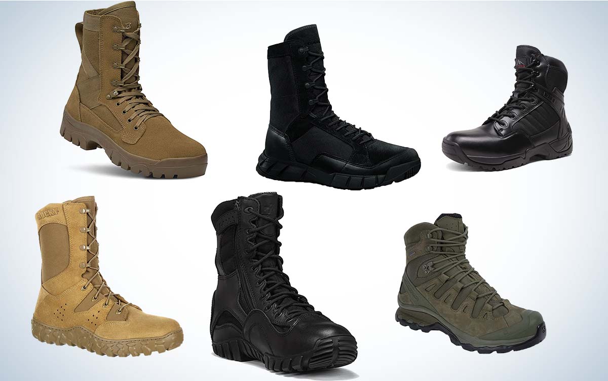 Best Tactical Boots collage