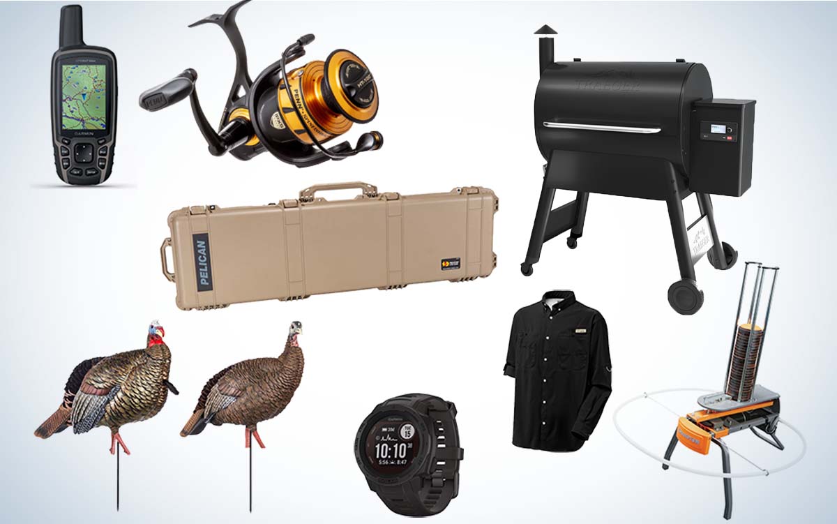 Best Father's Day deals at Cabela's and Bass Pro, collage