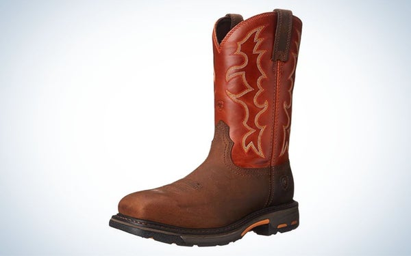 Ariat Workhog Tall Steel Toe Work Boot is the best pull on.