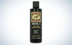 Bickmore Bick 4 Leather Conditioner is the best oil for leather boots that won't darken leather.