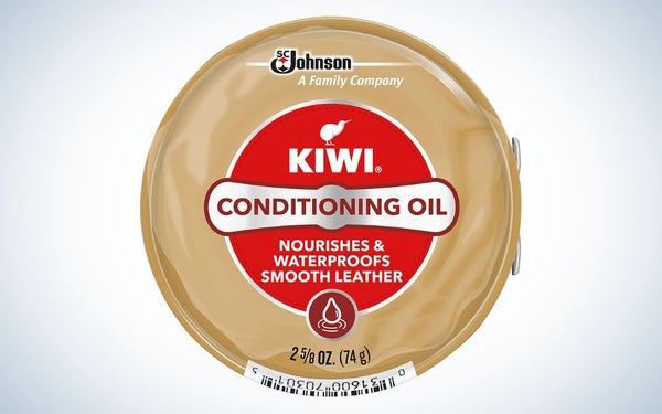 KIWI Outdoor Conditioning Oil is the best oil on a budget for leather boots.