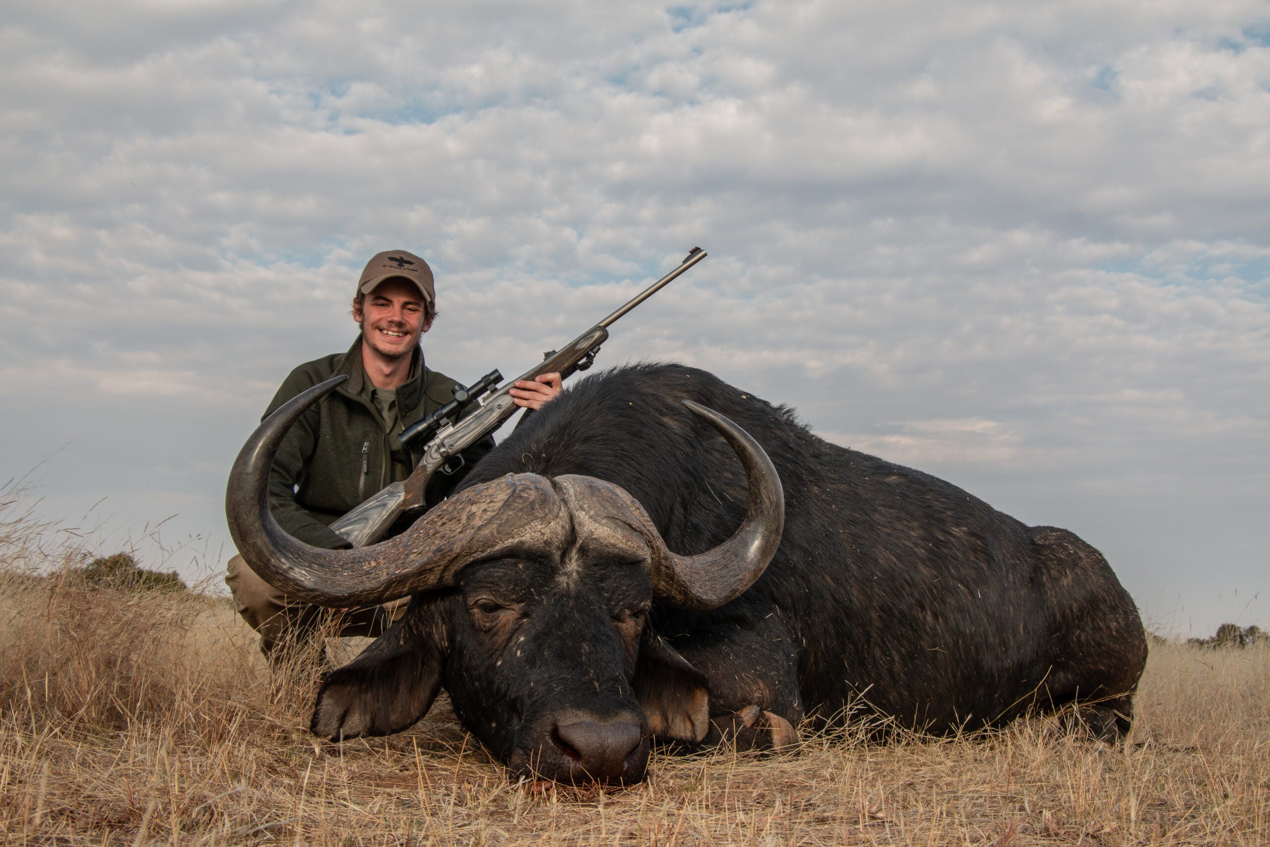 picture of the hunter in the buffalo cape