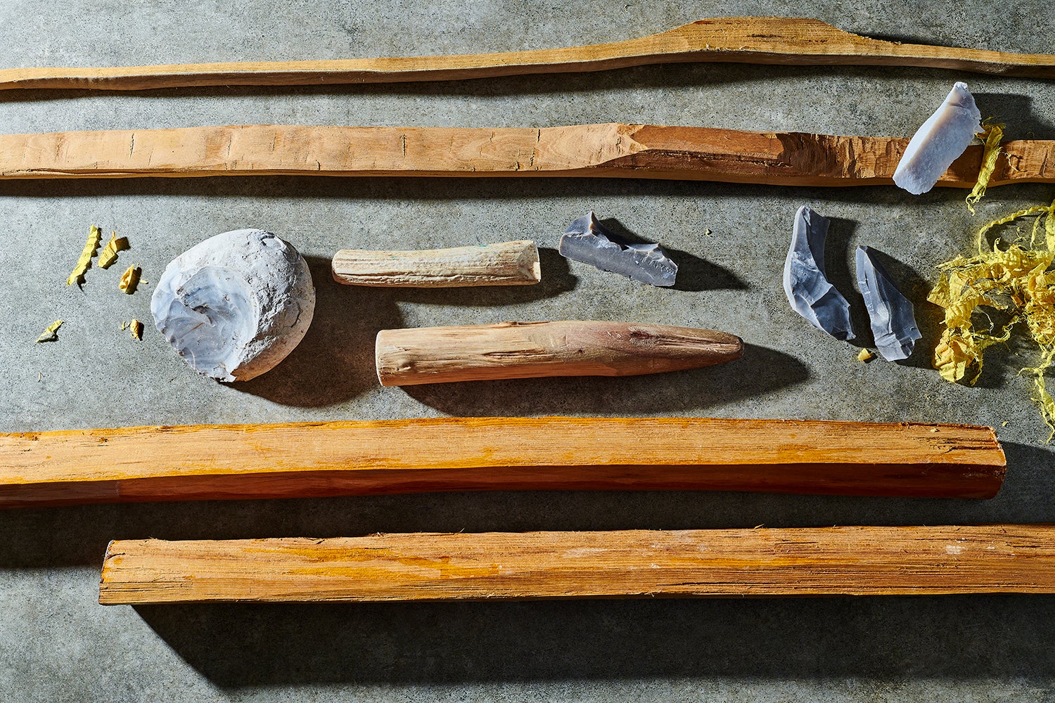 Ryan Gill's bow-making tools