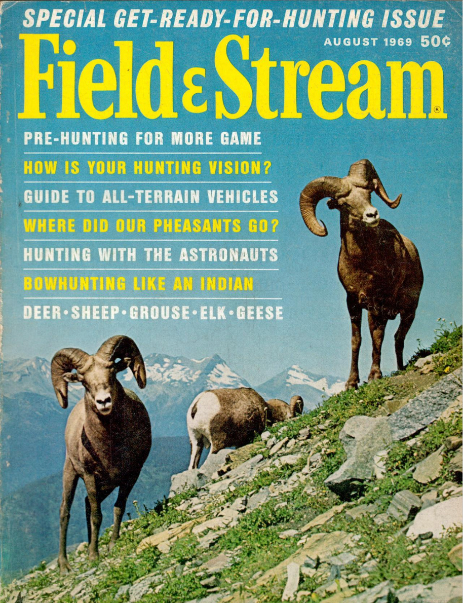 August 1969 field & stream cover