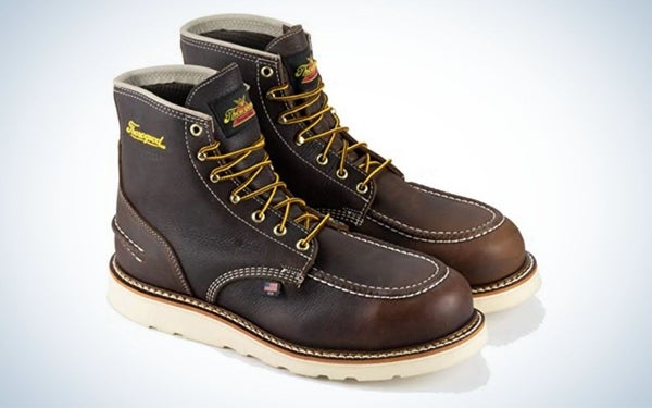 Thorogood 1957 Series Waterproof are the most comfortable steel toe work boots.