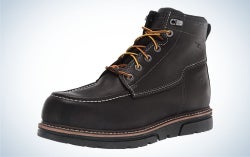 Wolverine Men’s I-90 DuraShocks Work Boot are the most comfortable work boots overall.