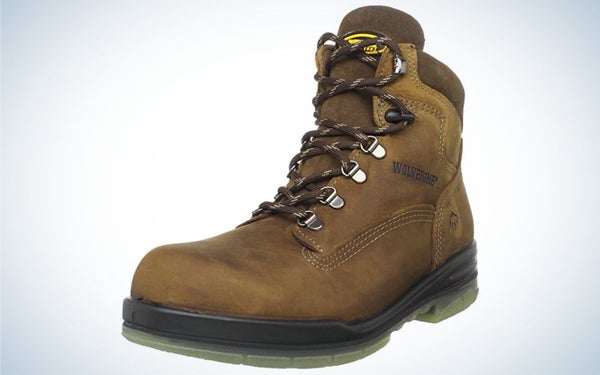 Wolverine Durashocks are the best overall work boots for plantar fasciitis.