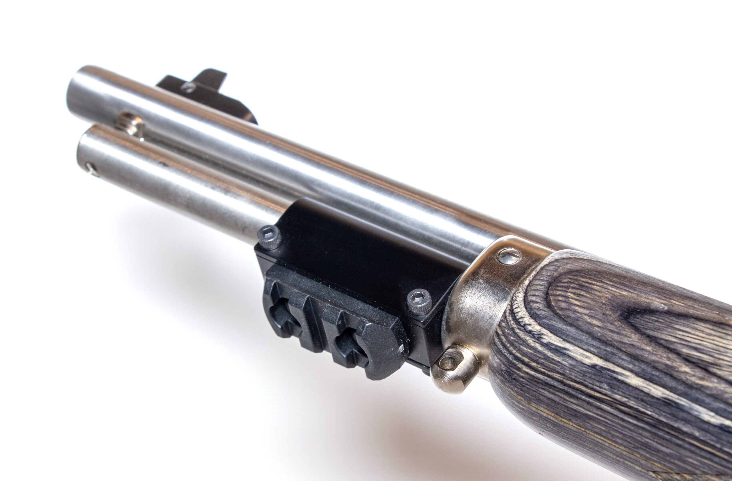 photo of lever-gun light rail