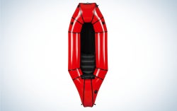 Alpacka Raft Mule is the best inflatable fishing canoe.