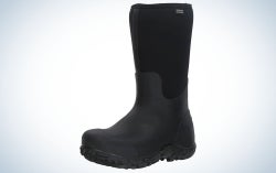 Bogs Workman Waterproof Work Boots are the best overall rain boots for men.