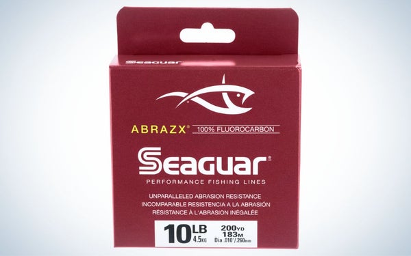Seaguar AbrazX is the best fluorocarbon fishing line for bass fishing.