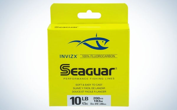 Seaguar InvizX is the best fluorocarbon fishing line for saltwater fishing.