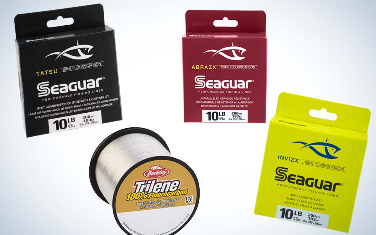 Best Fluorocarbon fishing line collage