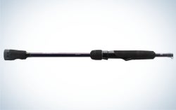 Abu Garcia IKE Signature Series Travel Spinning Rod is the best travel fishing rod for bass.