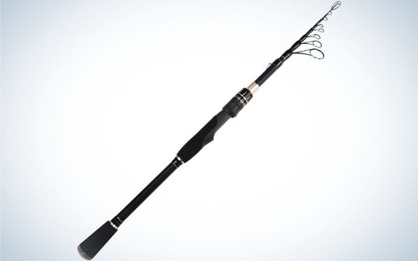 KastKing Blackhawk II Telescopic Fishing Rod is the best telescopic travel fishing rod.